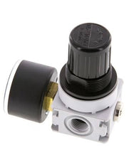 Regulador de presión G1/4'' 700l/min 0,5-10,0bar/7-145psi Manómetro de 40 mm Multifix 0