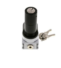 Regulador de presión G1/4'' 700l/min 0,2-6,0bar/3-87psi Manómetro de 40 mm Cylinder Lock Multifix 0