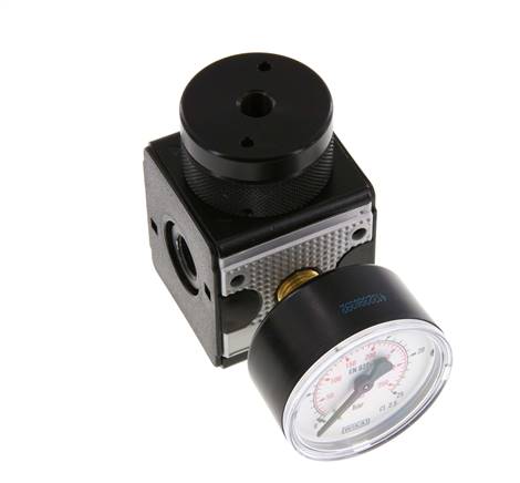 Regulador de presión pilotado G1/4'' 2100l/min 0.5-16.0bar/7-232psi de fundición de zinc Multifix 1