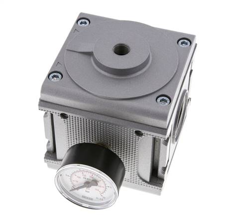 Regulador de presión pilotado G1'' 17500l/min 0.5-16.0bar/7-232psi Aluminio Multifix 5