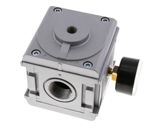 Regulador de presión pilotado G1'' 17500l/min 0.5-16.0bar/7-232psi Aluminio Multifix 5