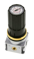 Regulador de presión G1/4'' 1450l/min 0.5-10.0bar/7-145psi Perilla de fundición de zinc con manómetro Multifix 0