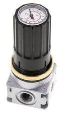 Regulador de presión G1/4'' 1450l/min 0.2-6.0bar/3-87psi Perilla de fundición de zinc con manómetro Multifix 0