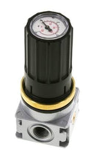 Regulador de presión G1/4'' 1450l/min 0.5-10.0bar/7-145psi Perilla de fundición de zinc con manómetro Multifix 0