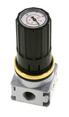 Regulador de presión G1/4'' 1450l/min 0.5-10.0bar/7-145psi Perilla de fundición de zinc con manómetro Multifix 0