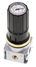 Regulador de presión G1/4'' 1450l/min 0.2-6.0bar/3-87psi Perilla de fundición de zinc con manómetro Multifix 0