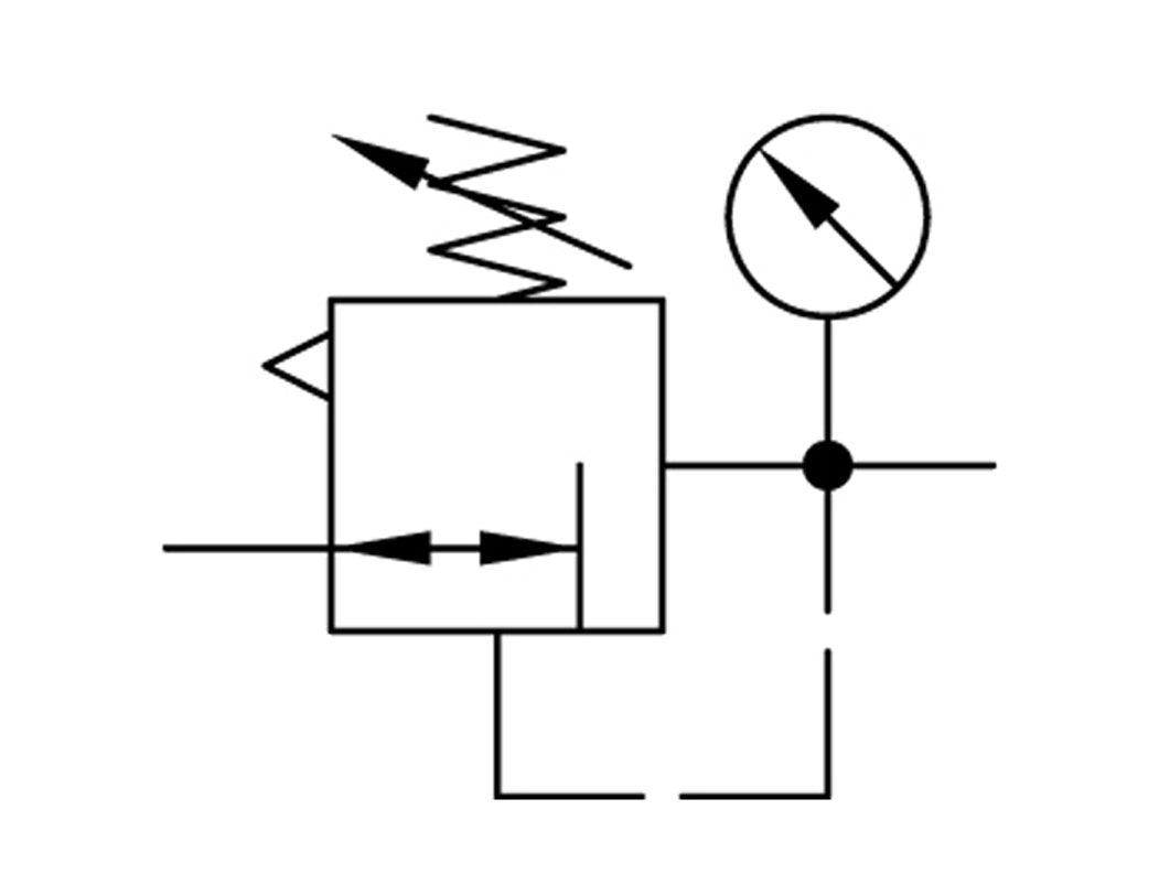 Regulador de presión G1/4'' 2100l/min 0.2-6.0bar/3-87psi Perilla de fundición de zinc con manómetro Multifix 1