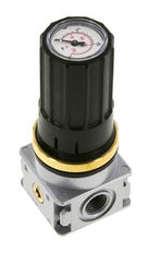 Regulador de presión G1/4'' 1450l/min 0.5-10.0bar/7-145psi Perilla de fundición de zinc con manómetro Multifix 0
