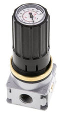 Regulador de presión G1/4'' 1450l/min 0.2-6.0bar/3-87psi Perilla de fundición de zinc con manómetro Multifix 0