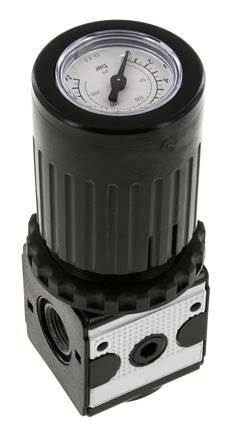 Regulador de presión G3/8'' 2100l/min 0,5-10,0bar/7-145psi Multifix 1