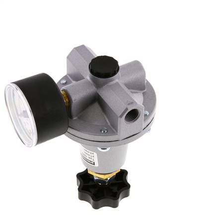 Regulador de presión de precisión G1/4'' 550l/min 0.2-6.0bar/3-87psi de fundición de zinc estándar 3