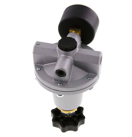 Regulador de presión de precisión G1/4'' 550l/min 0.2-6.0bar/3-87psi de fundición de zinc estándar 3