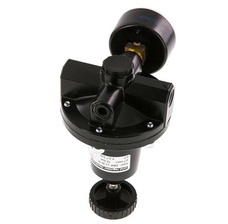 Regulador de presión de precisión G1/4'' 550l/min 0.2-7.0bar/3-102psi de fundición de zinc estándar 3