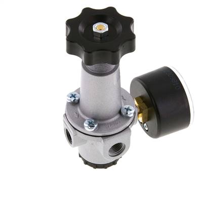 Regulador de presión G1/4'' 1000l/min 0.1-3.0bar/1-44psi de fundición de zinc estándar 1