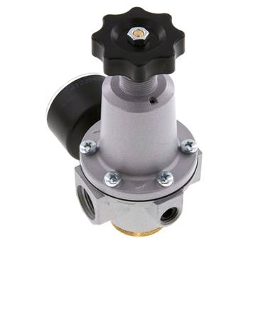 Regulador de presión G1/2'' 2100l/min 0.5-16.0bar/7-232psi de fundición de zinc Estándar 2