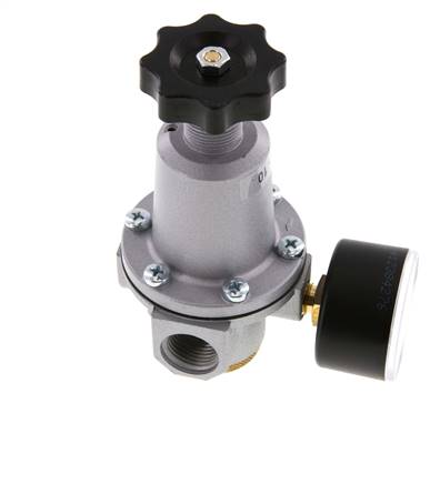 Regulador de presión G1/2'' 2100l/min 0.5-10.0bar/7-145psi de fundición de zinc estándar 2