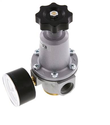Regulador de presión G1/2'' 2100l/min 0.5-10.0bar/7-145psi de fundición de zinc estándar 2