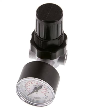 Regulador de presión G1/8'' 450l/min 0,15-7,0bar/2-102psi Estándar 0