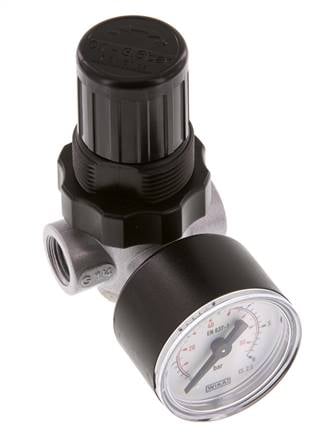 Regulador de presión G1/4'' 450l/min 0.1-3.5bar/1-51psi de fundición de zinc estándar 0