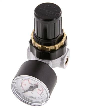 Regulador de presión G1/4'' 330l/min 0.5-10.0bar/7-145psi de fundición de zinc estándar 0