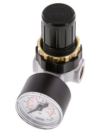 Regulador de presión G1/4'' 330l/min 0.5-6.0bar/7-87psi de fundición de zinc estándar 0