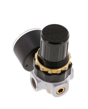Regulador de presión G1/4'' 330l/min 0.5-16.0bar/7-232psi de fundición de zinc estándar 0