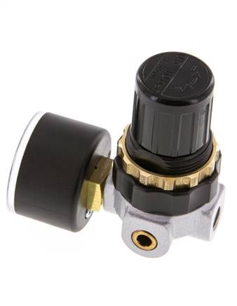 Regulador de presión G1/4'' 330l/min 0.5-10.0bar/7-145psi de fundición de zinc estándar 0