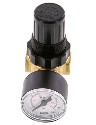 Regulador de presión G1/8'' 330l/min 0,1-3,0bar/1-44psi Estándar 0