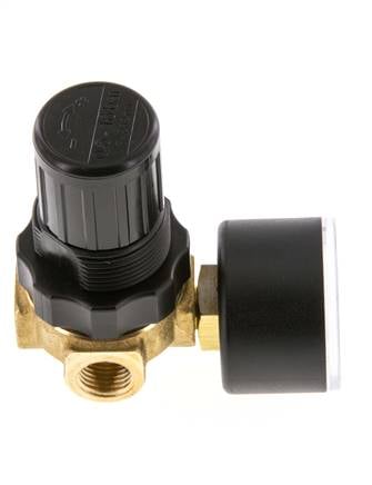 Regulador de presión G1/4'' 330l/min 0.5-16.0bar/7-232psi Aire Agua Latón Estándar 0