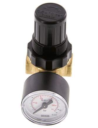 Regulador de presión G1/8'' 330l/min 0,5-10,0bar/7-145psi Estándar 0