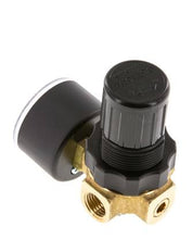 Regulador de presión G1/4'' 330l/min 0.5-16.0bar/7-232psi Aire Agua Latón Estándar 0