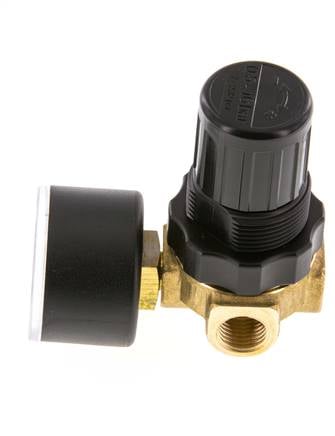 Regulador de presión G1/4'' 330l/min 0.5-16.0bar/7-232psi Aire Agua Latón Estándar 0