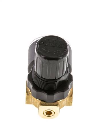 Regulador de presión G1/4'' 330l/min 0.5-16.0bar/7-232psi Aire Agua Latón Estándar 0