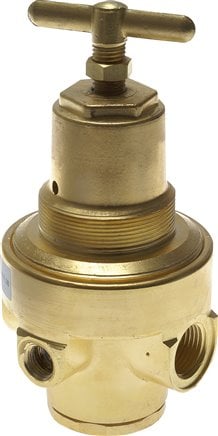 Regulador de presión G1/2'' 1500l/min 3.0-50.0bar/44-725psi Latón Gases Líquidos