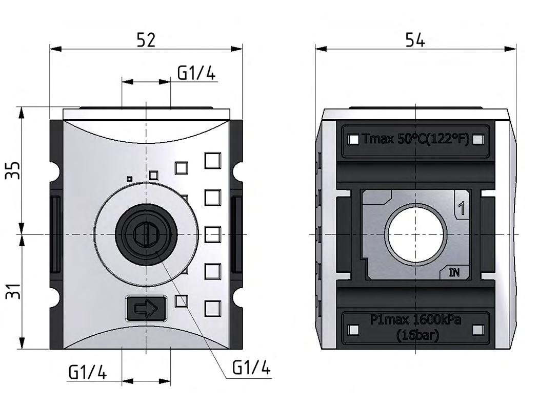 Distribuidor G1/4 2700 l/min Futura 1