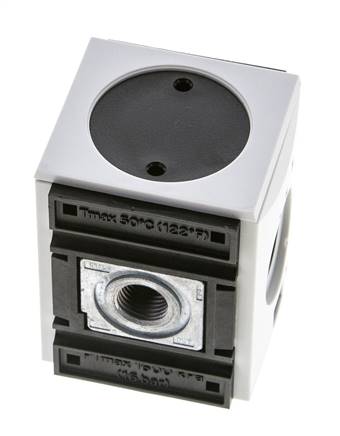 Distribuidor G1/4 1250 l/min con válvula de retención Futura 1