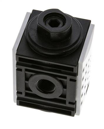Distribuidor G1/4 1000 l/min con válvula de retención Futura 0