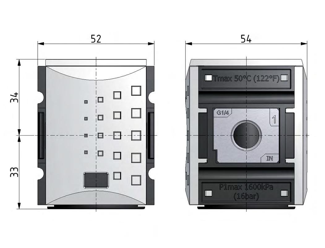 Distribuidor G3/8 1250 l/min con válvula de retención Futura 1
