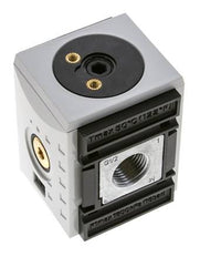 Distribuidor G1/2x1/4x3/8 4500 l/min con válvula de retención Futura 2
