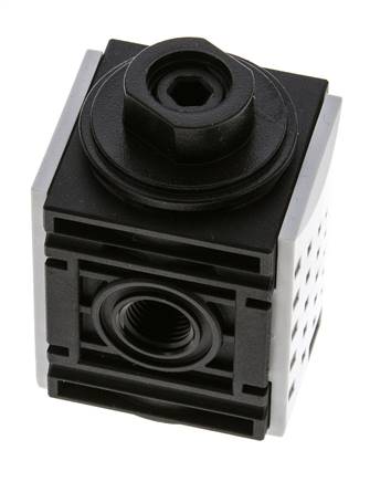 Distribuidor G1/4 1000 l/min con válvula de retención Futura 0