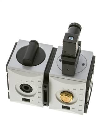 Válvula de arranque suave 3/8'' y 1/4'' 24VDC 1300l/min Futura 1