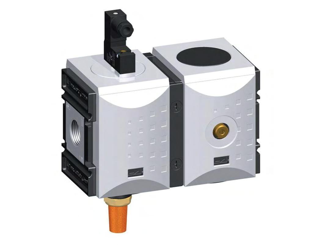 Válvula de arranque suave 3/4'' y 1/2'' 115VAC 8750l/min Futura 4