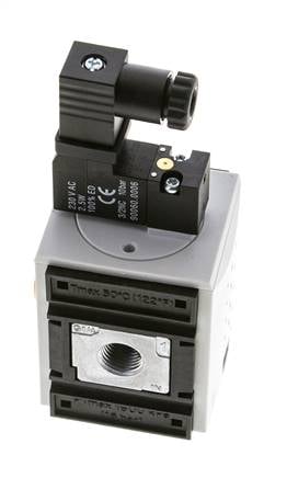 Válvula 3/2 G1/4 24VDC 2000 l/min Futura 1