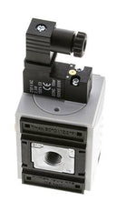 Válvula 3/2 G1/4 24VDC 2000 l/min Futura 1