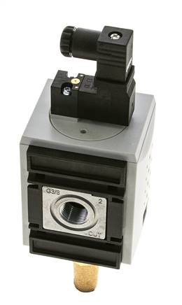 Válvula 3/2 G3/8 24VAC 4300 l/min Futura 2