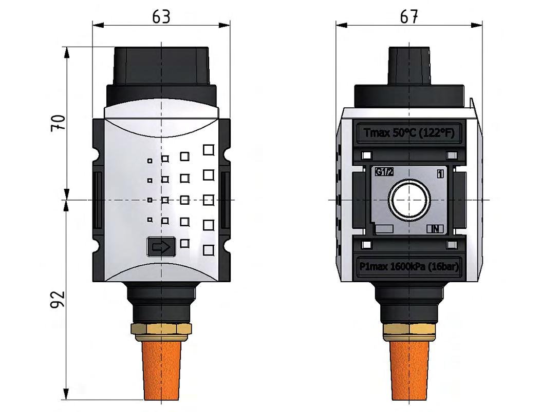 Válvula de bola 3/2 G3/8 11000 l/min Futura 2
