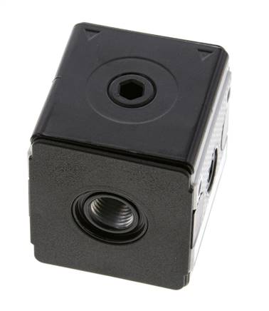 Distribuidor G1/4 700 l/min con válvula de retención Multifix 1