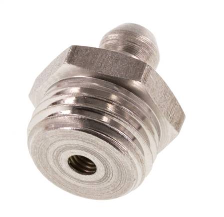 Engrasador Recto Acero Inoxidable R 1/4 Pulgada DIN 71412