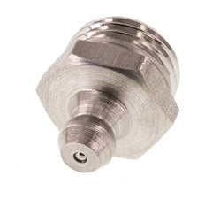 Engrasador Recto Acero Inoxidable R 1/4 Pulgada DIN 71412