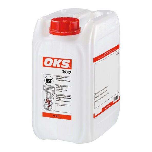 Lubricante para cadenas de alta temperatura para la industria alimentaria 25L OKS 3570